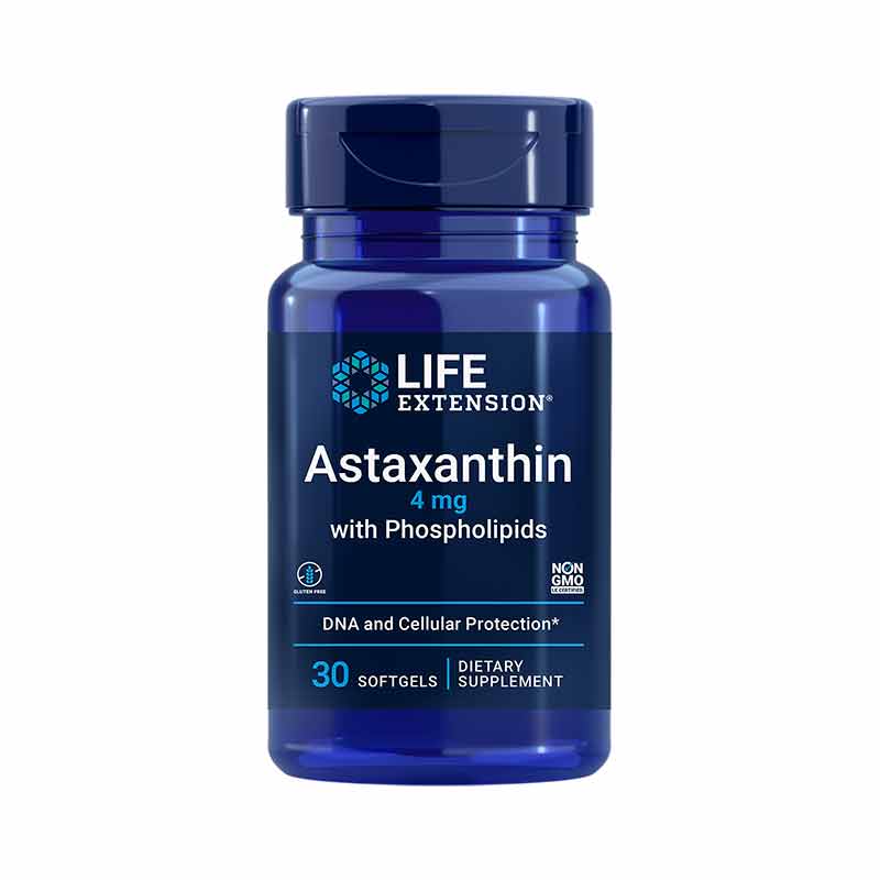 Life Extension Astaxanthin with Phospholipids, 4 mg, 30 softgels