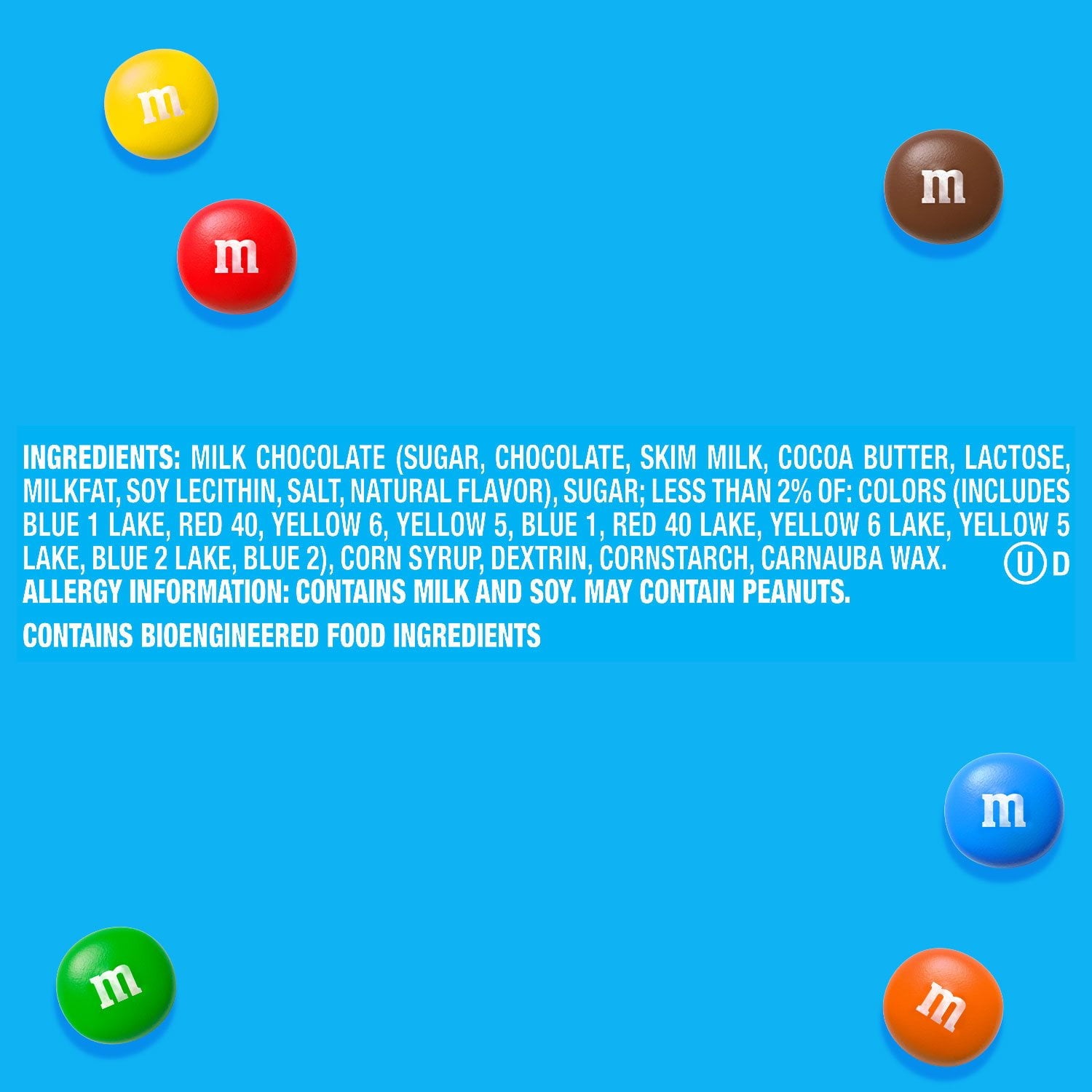 M&amp;M'S ミルクチョコレートキャンディ、ミニ、52 オンス。