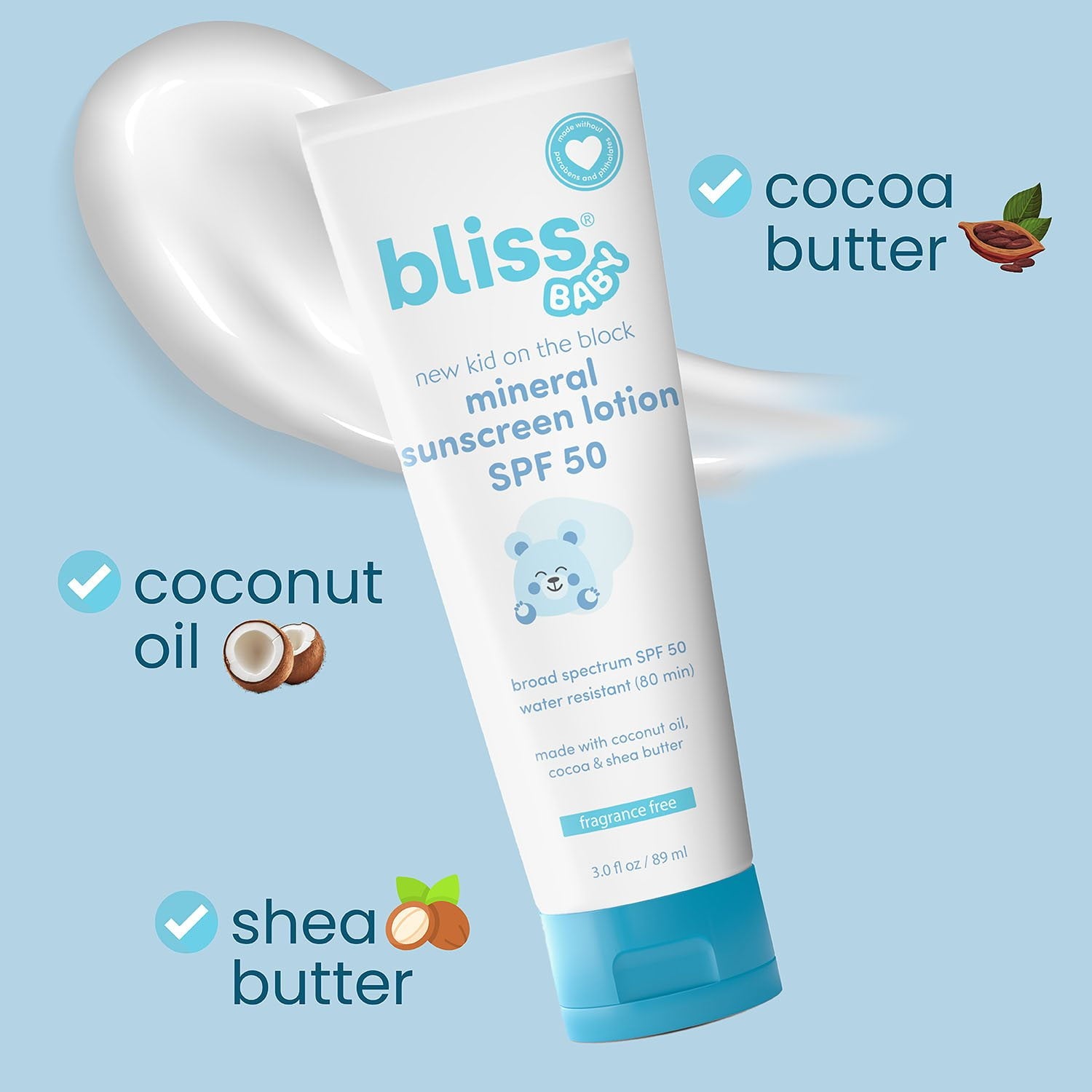 ブリス ベビー ミネラルローション＆スティック SPF50 日焼け止めセット