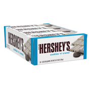HERSHEY'S クッキー＆クリーム キャンディーバー、フルサイズ、1.55 オンス、36 個入り。