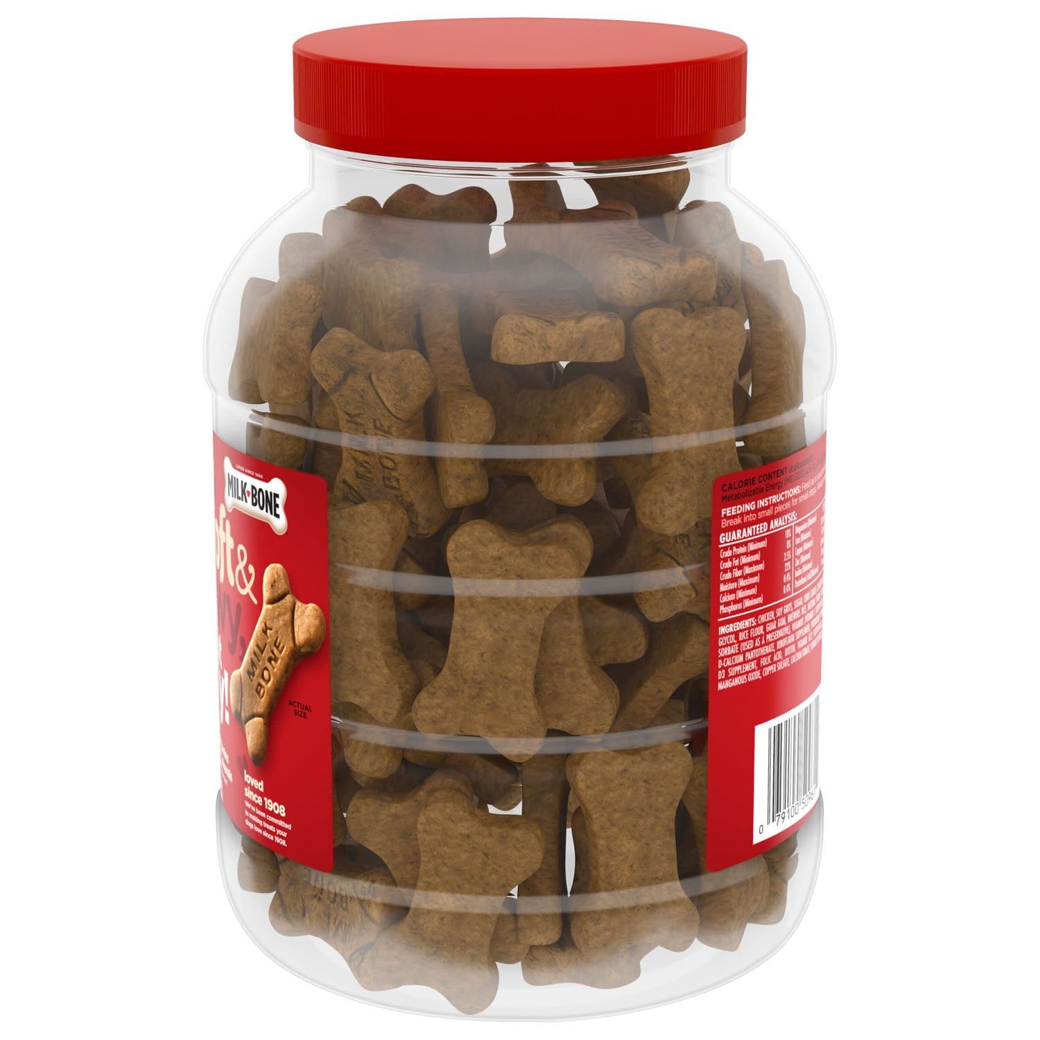 밀크본 치킨 레시피 소프트 앤 츄이 도그 스낵 37 oz – 닭고기 맛의 부드러운 트릿