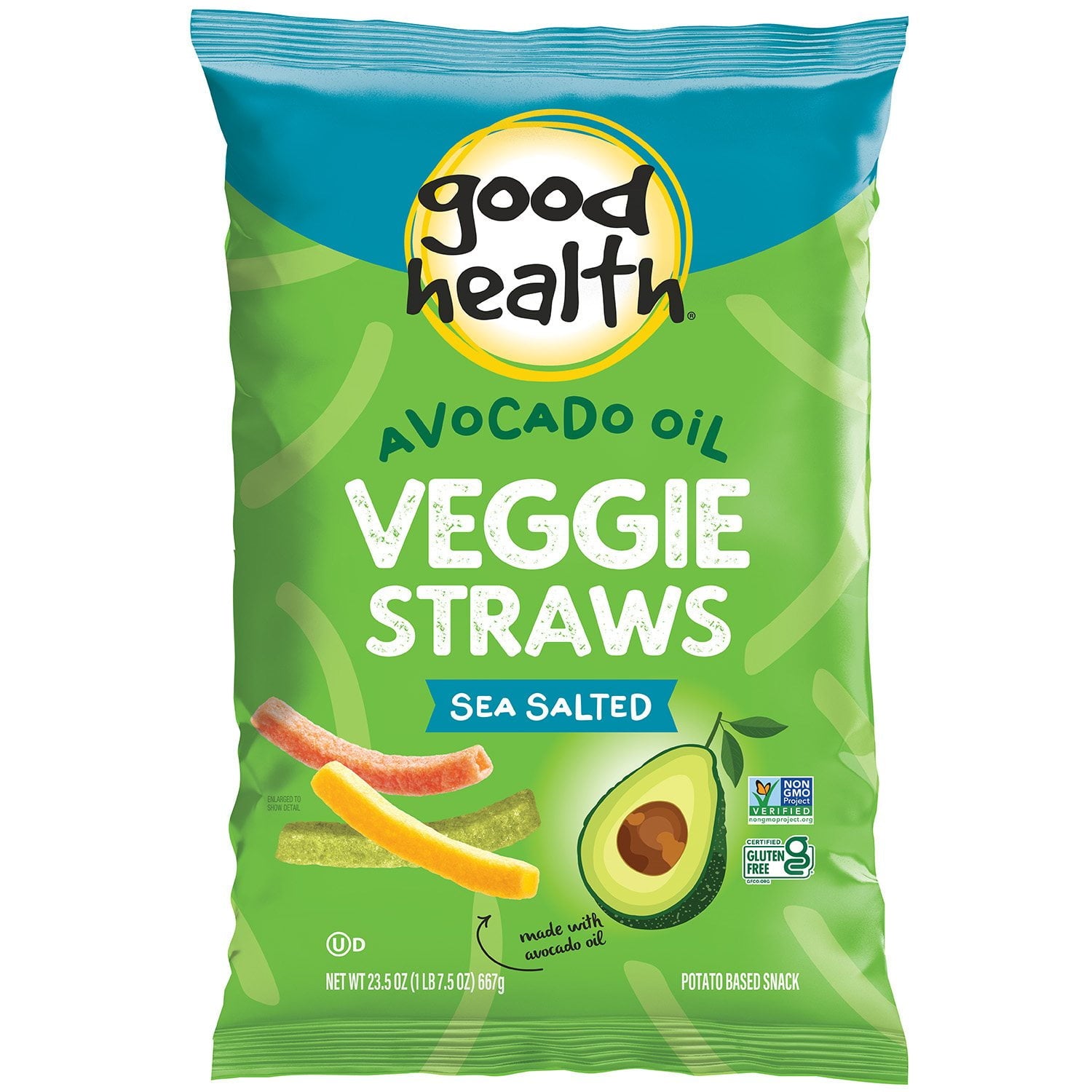 Good Health アボカドオイル ベジストロー、23.5 オンス。