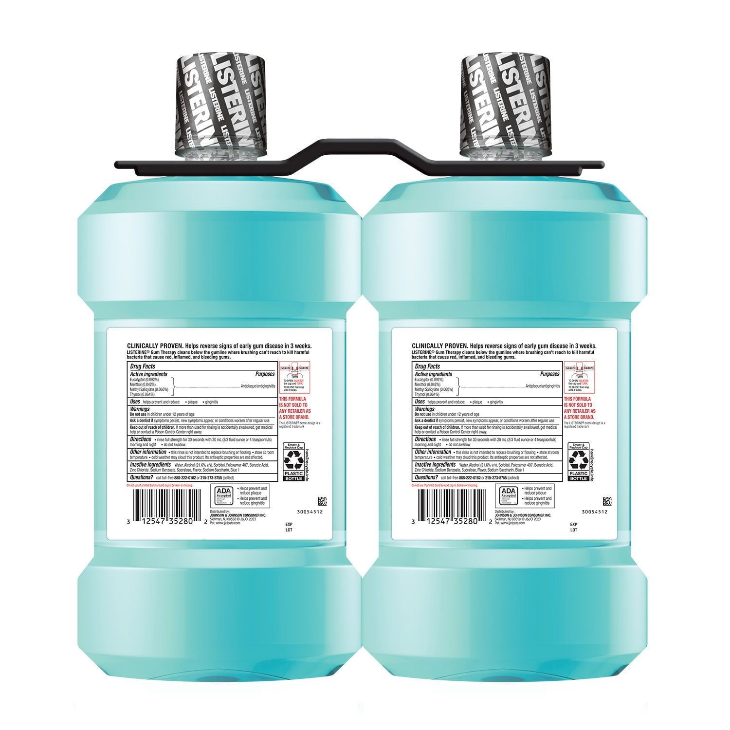리스테린 검 테라피 항잇몸염 가글 50.72 fl. oz × 2 pk