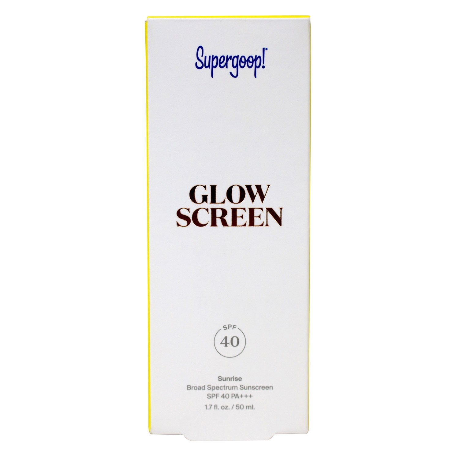 슈퍼굿 글로우스크린 선라이즈 SPF 40 (1.7 oz) – 톤업 선스크린