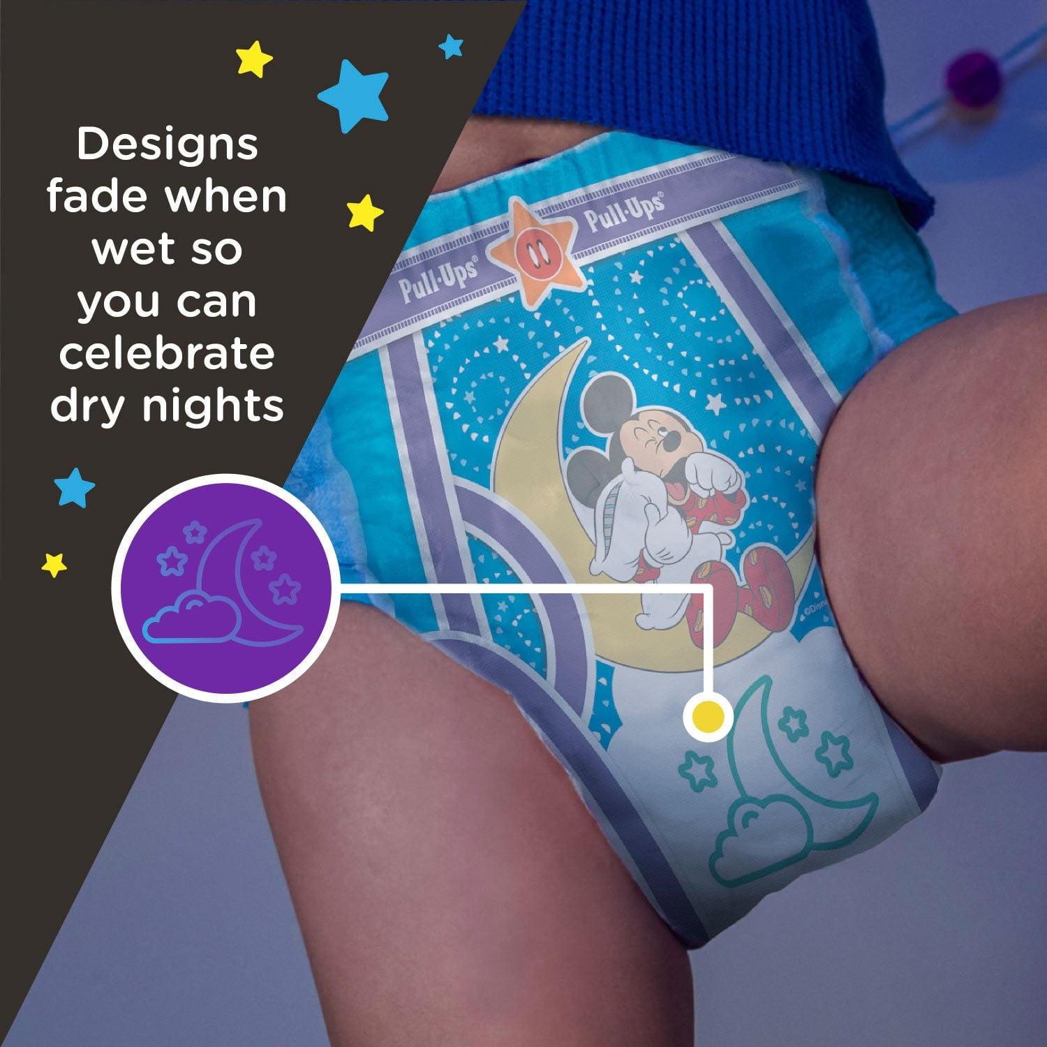 男の子用プルアップ夜間トイレトレーニングパンツ、サイズ2T～4T