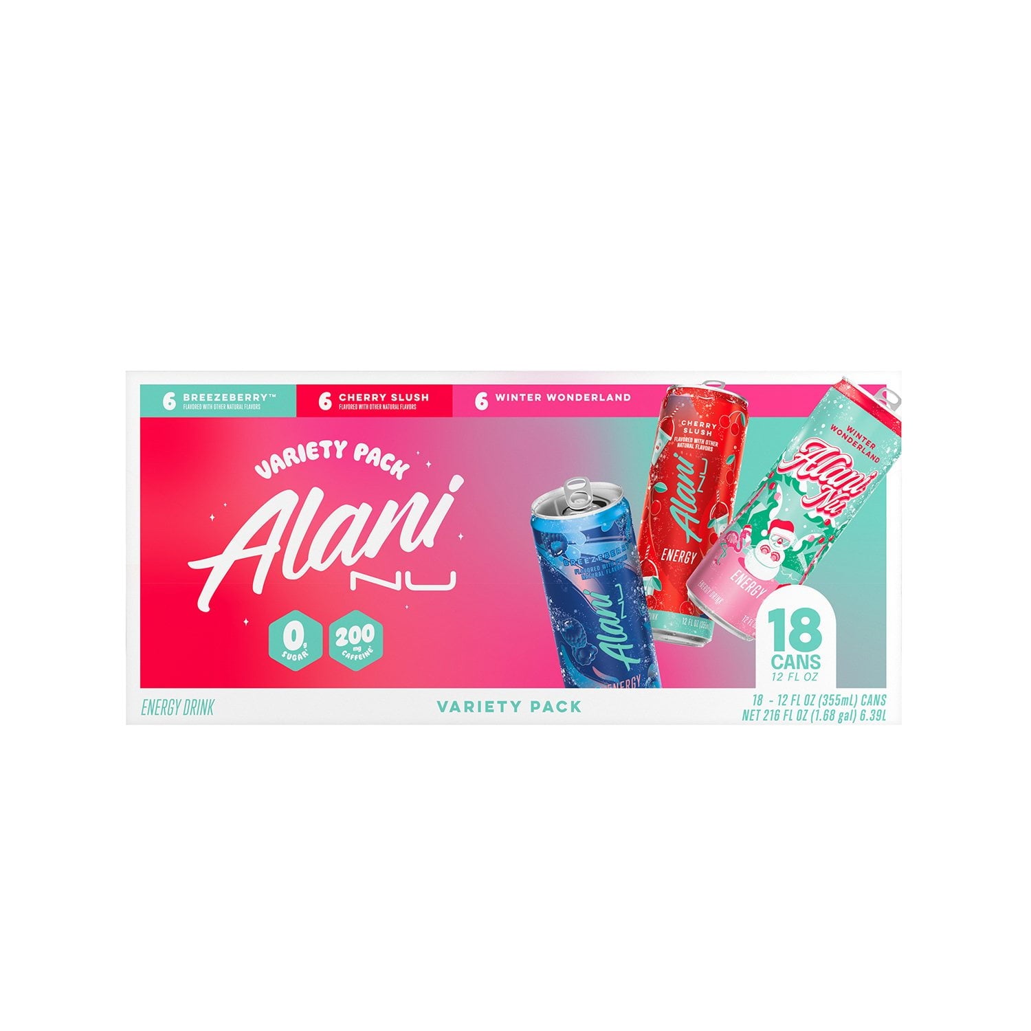 알라니 누 윈터 에너지 버라이어티 12 fl. oz × 18 – 시즌 한정