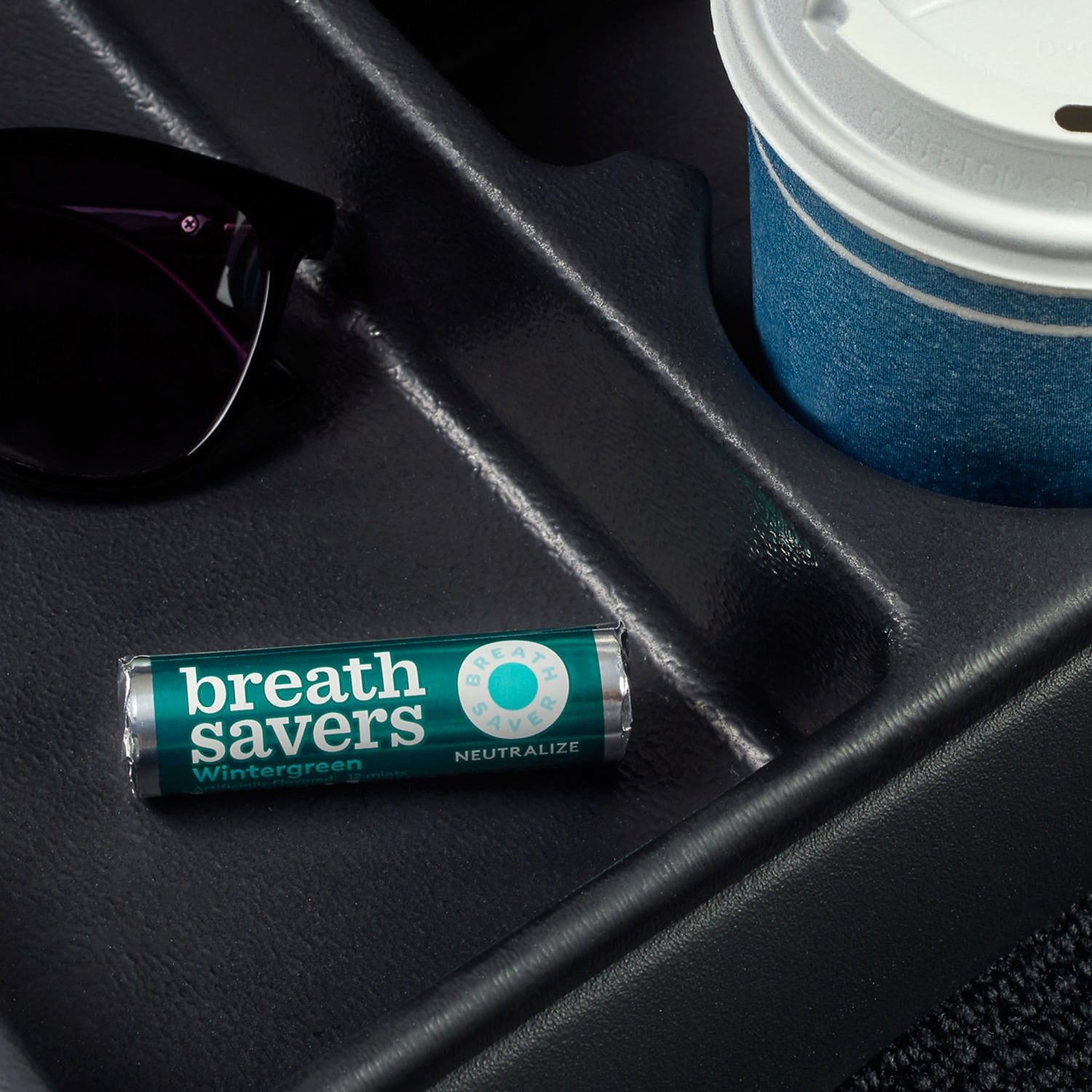 BREATH SAVERS ウィンターグリーン シュガーフリー ブレスミント ロール、0.75 オンス、24 個入り。