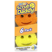 Scrub Daddy スポンジ、マルチカラー、6 個入り。