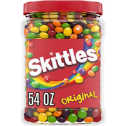 Skittles オリジナル チューイーキャンディー バルクジャー、54 オンス。