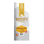 Boyer's Coffee ライトロースト全粒豆、バタースコッチトフィー、36 オンス。