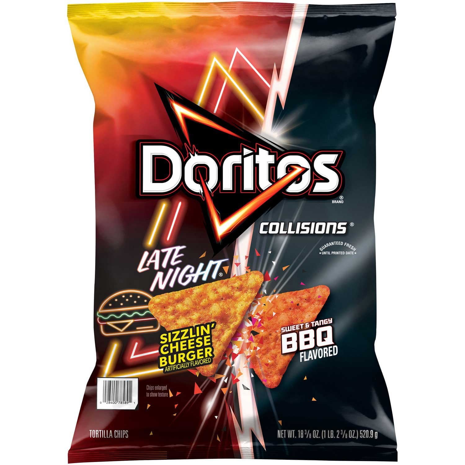 도리토스 콜리전 BBQ & 치즈버거 맛 – 18.375oz