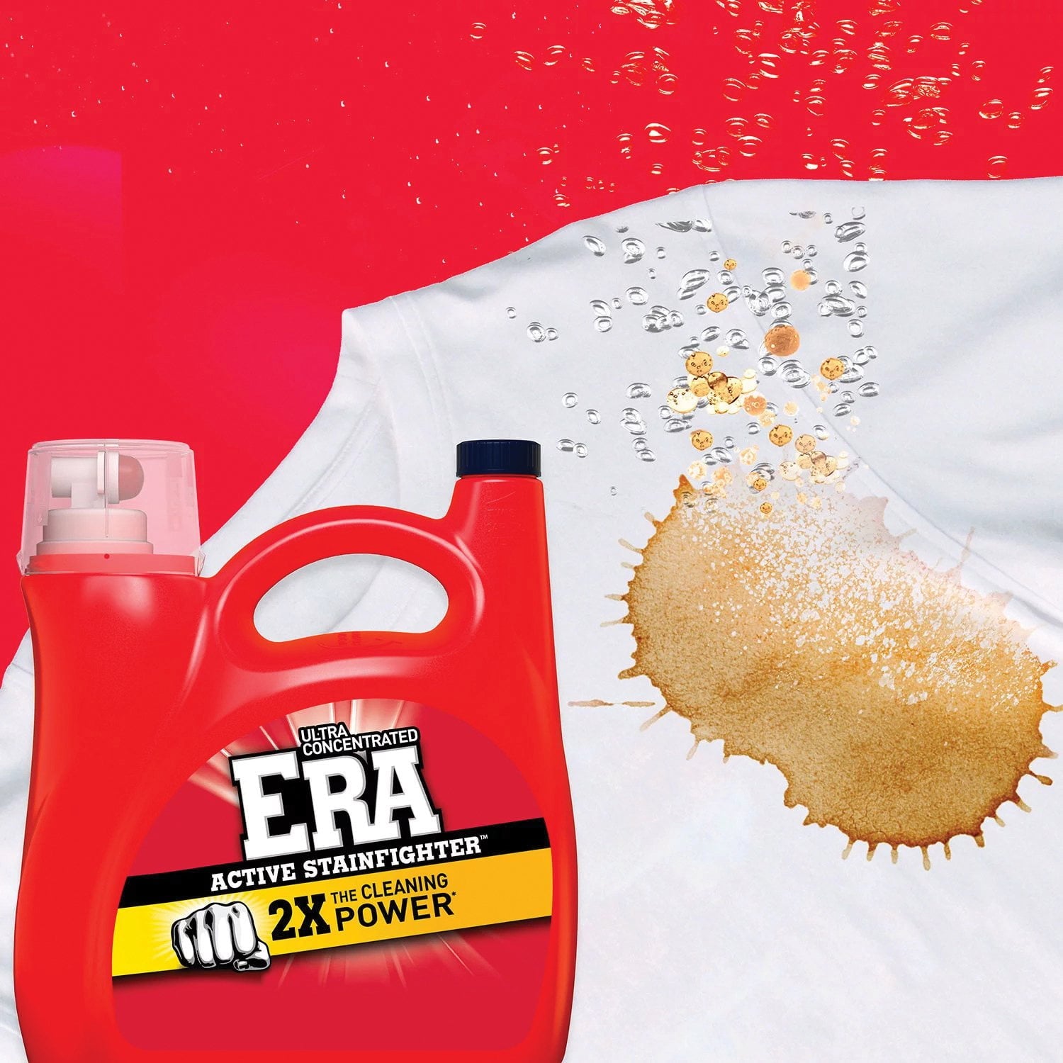 Era Active Stainfighter 液体洗濯洗剤、146 回分、200 液量オンス。