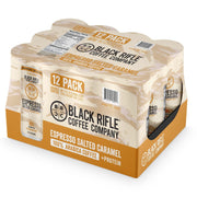 블랙 라이플 커피 에스프레소 솔티드 카라멜 11 fl oz × 12 – 단짠 조합의 에너지 커피