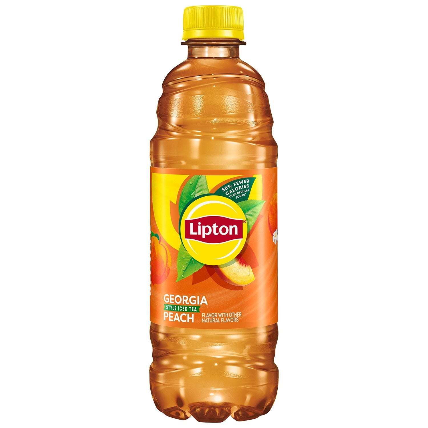 リプトン ピーチ アイスティー 16.9 液量オンス、24 個入り。