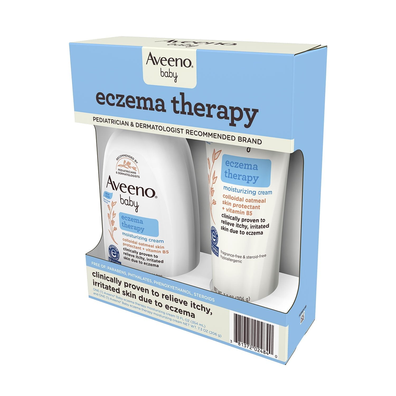 Aveeno ベビー エクゼマ セラピー モイスチャライジング クリーム、2 個パック