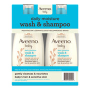 Aveeno ベビー 2-in-1 ウォッシュ＆シャンプー、18 液量オンス、2 個パック