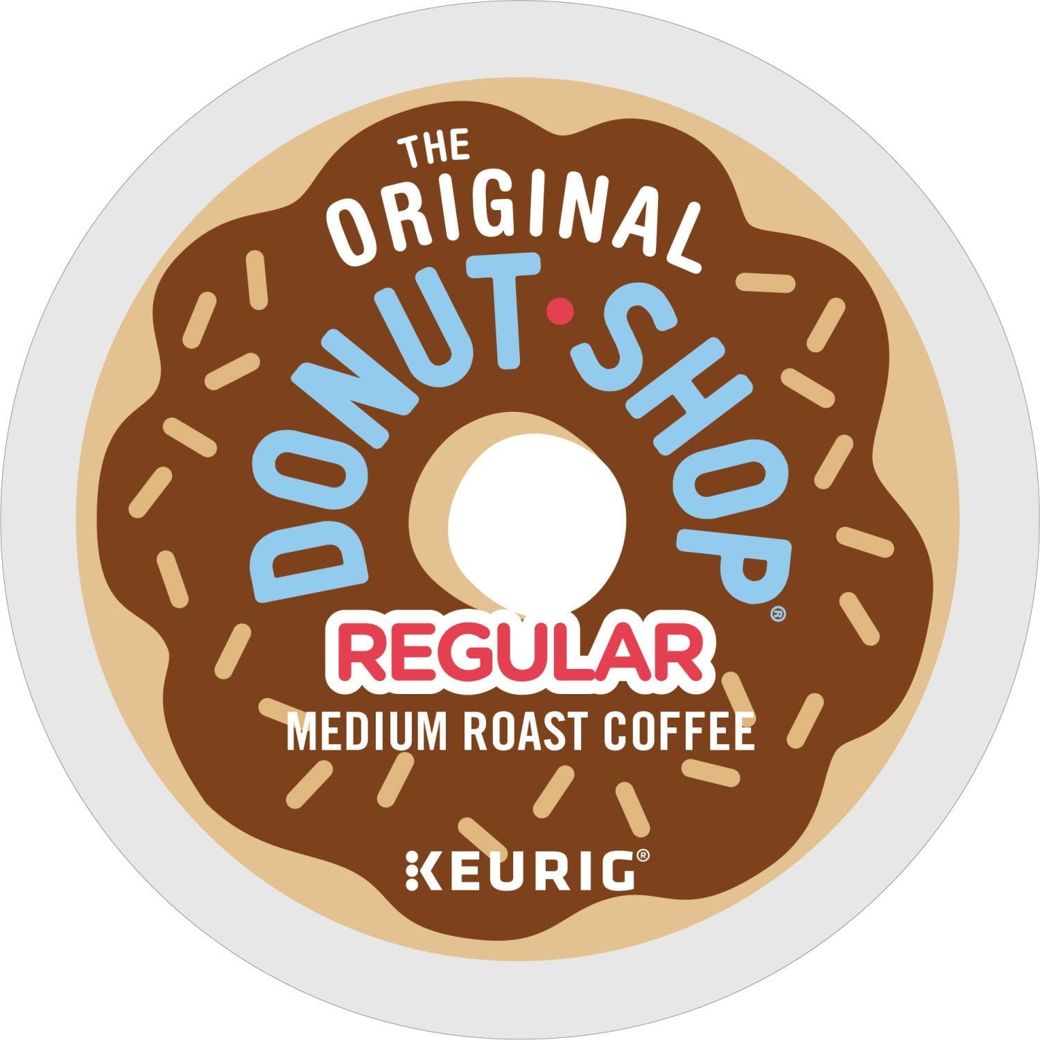オリジナルドーナツショップ ミディアムロースト K-Cup ポッド、レギュラー、80 個入り。