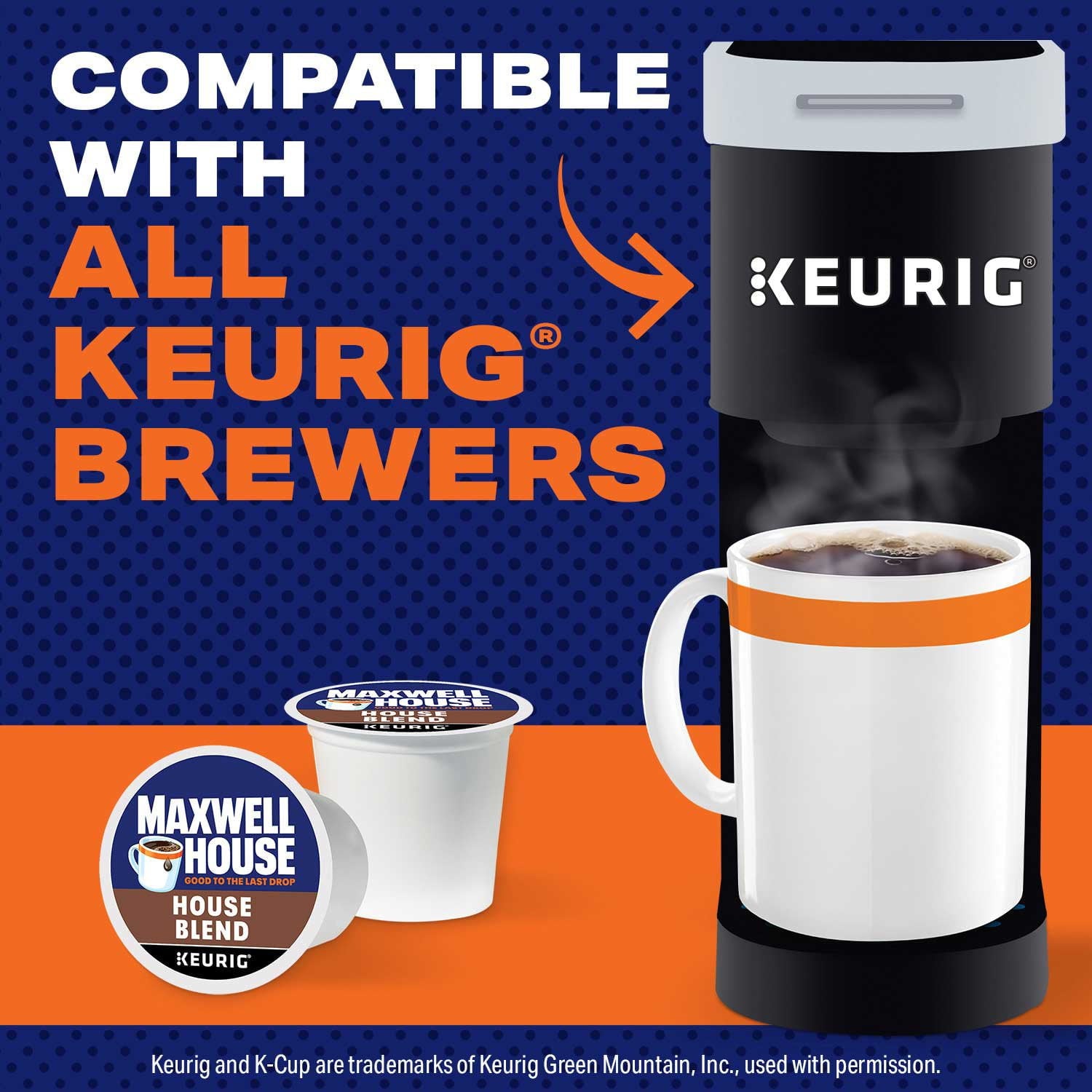 Maxwell House ハウスブレンド ミディアム K-Cup コーヒーポッド 100 個入り。