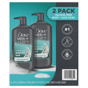 도브 맨케어 센서티브 스킨 바디 & 페이스 워시 30 fl. oz., 2 pk. – 민감한 피부를 고려한 순한 세정감과 깔끔한 사용감이 특징인 바디·페이스 겸용 워시 Dove Men+Care Sensitive Skin Body & Face Wash, 30 fl. oz., 2 pk.