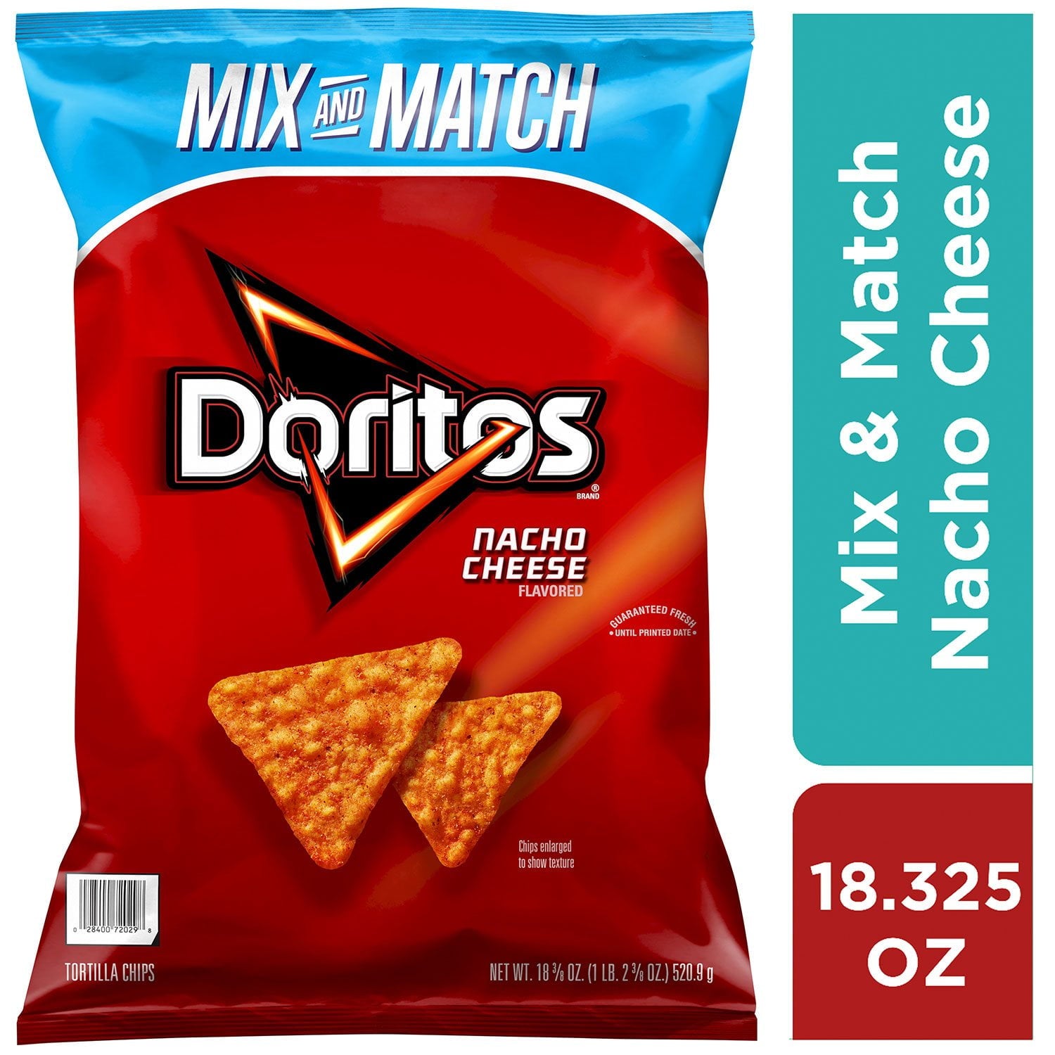 ドリト​​ス ナチョチーズ風味トルティーヤチップス、18.38 オンス。