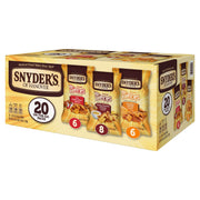 Snyder's of Hanover バラエティパック プレッツェル ピース、2.25 オンス、20 個入り。