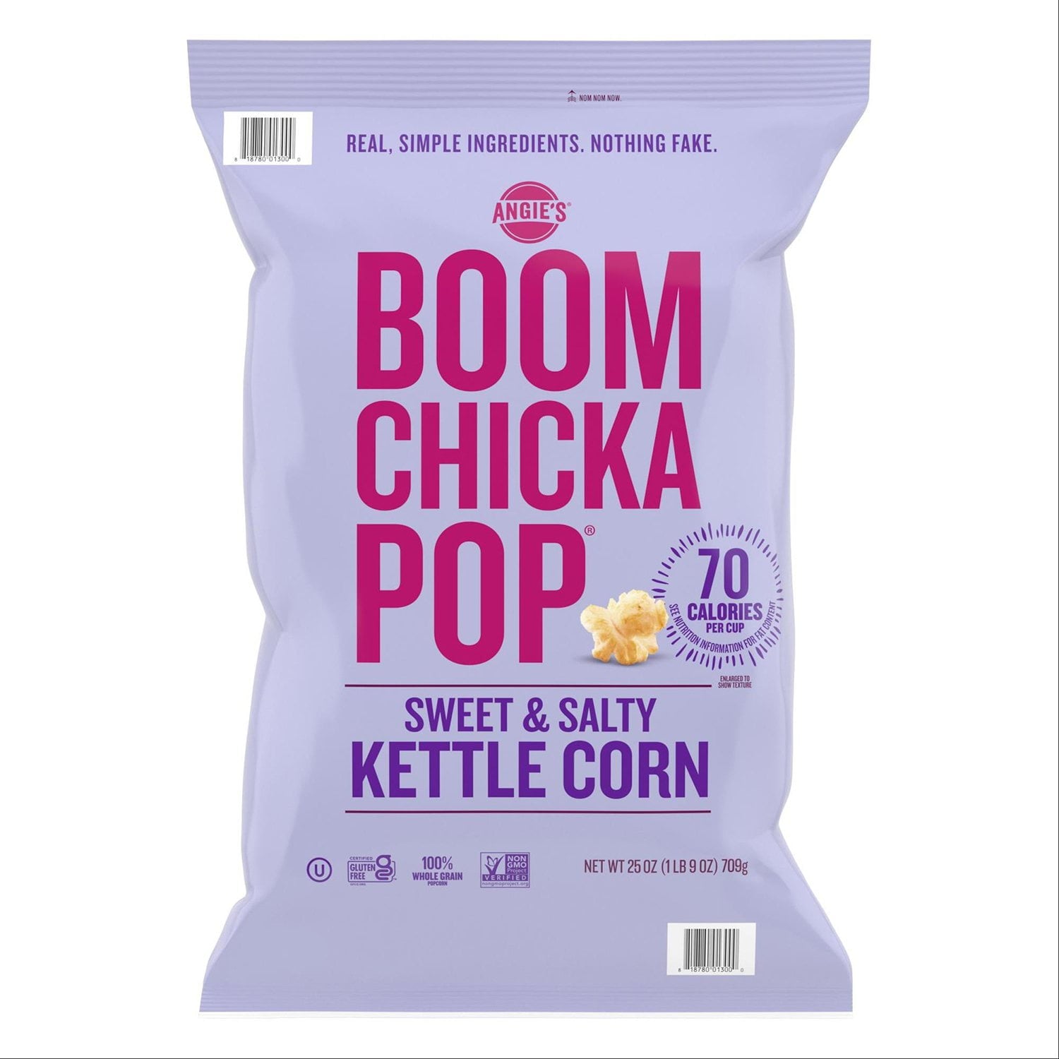 アンジーのBOOMCHICKAPOP スイート＆ソルティ ケトルコーン、25オンス。