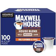 Maxwell House ハウスブレンド ミディアム K-Cup コーヒーポッド 100 個入り。