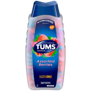 TUMS ウルトラストレングスチュアブル制酸錠、アソートベリー、265 錠。