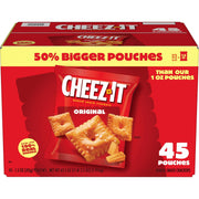 Cheez-It オリジナル ベイクド スナック クラッカー 1.5 オンス、45 個入り