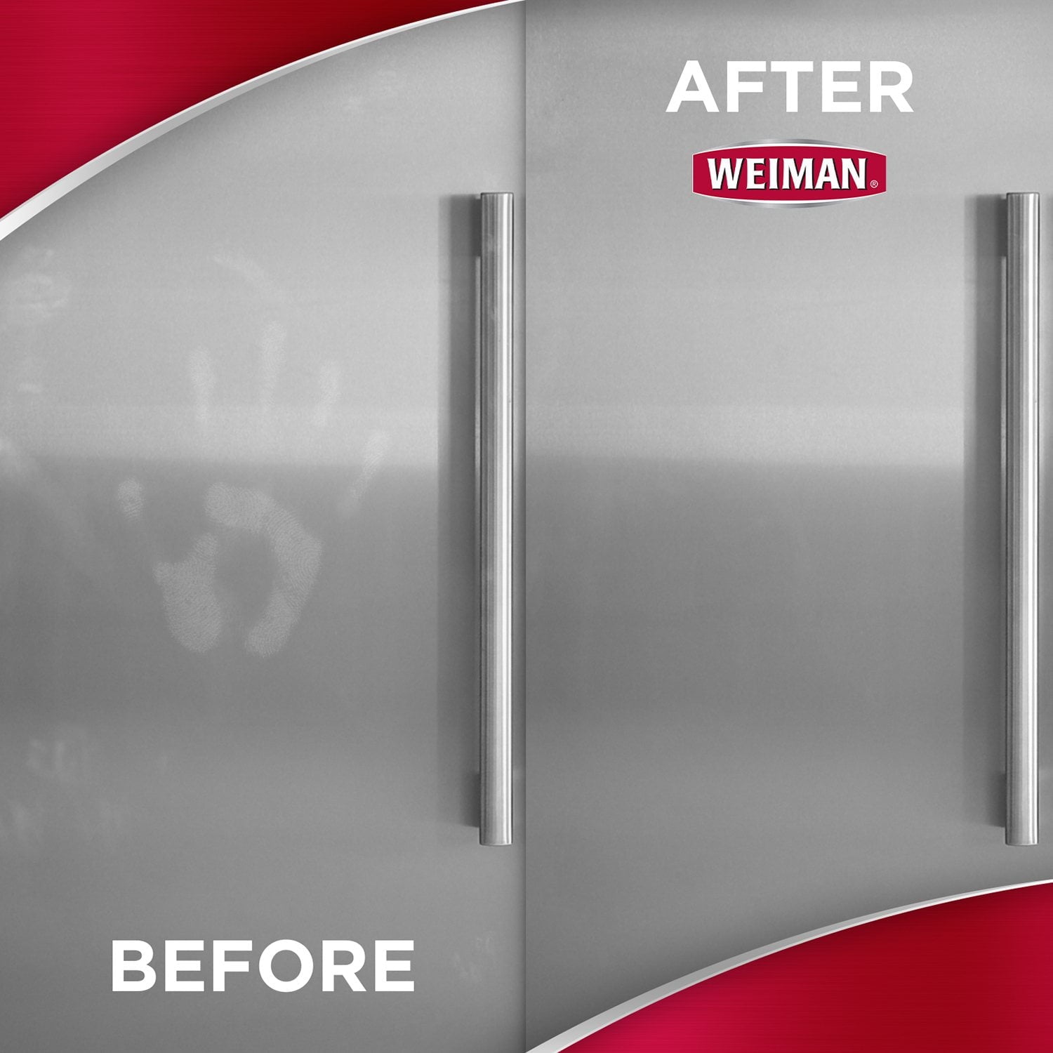 Weiman ステンレススチール製キッチン・家庭用電化製品クリーナー &amp; ポリッシュ、17 オンス、3 個パック。