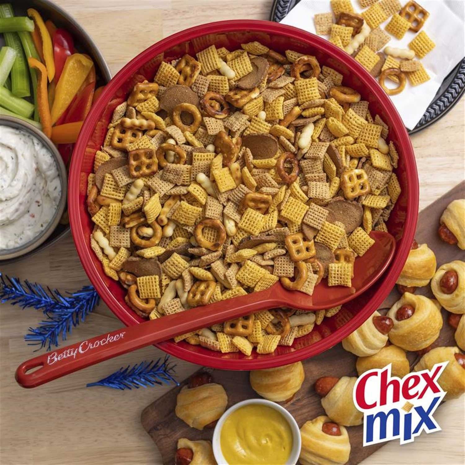 Chex Mix トラディショナル セイボリー スナック ミックス、40 オンス。