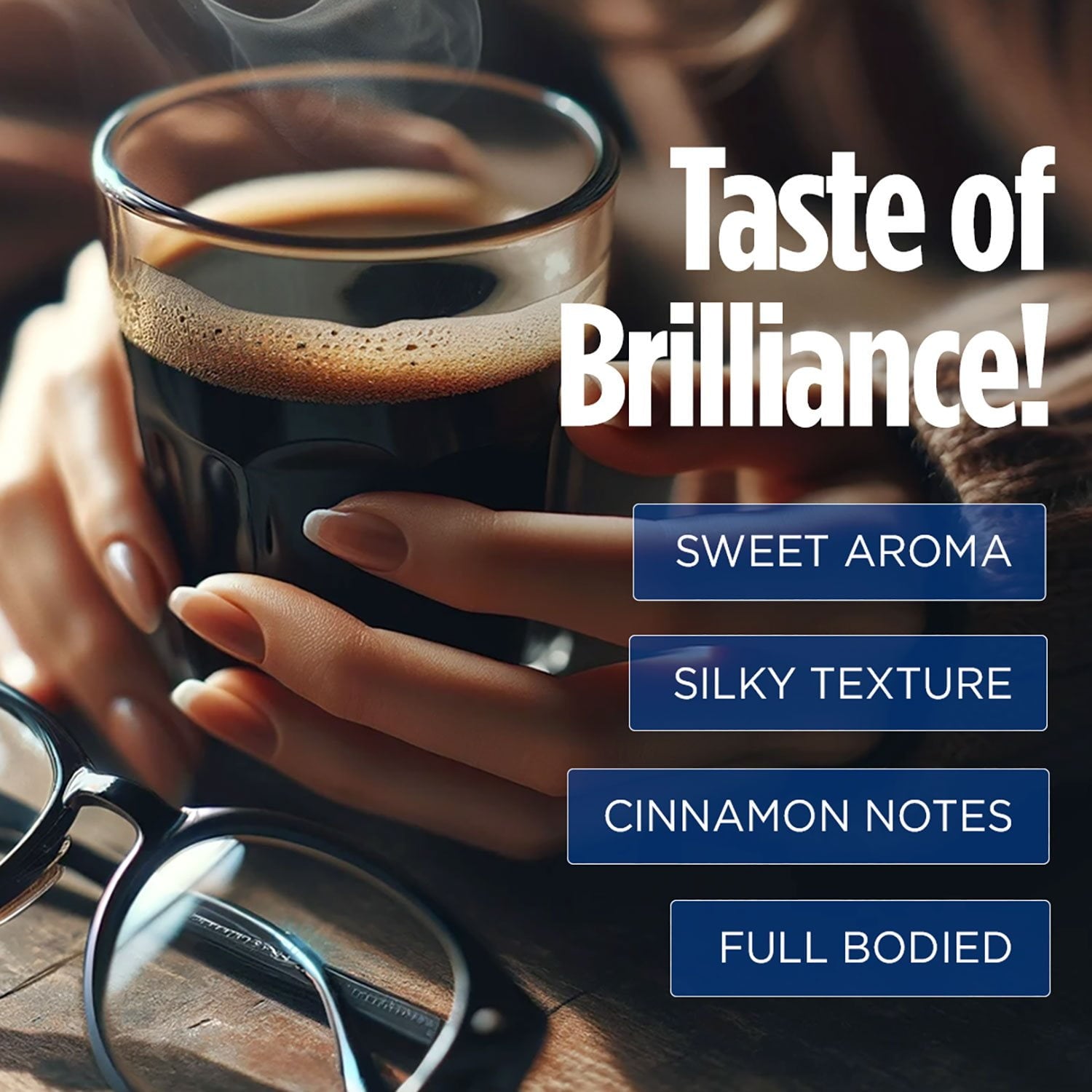 VitaCup ミディアムダークロースト シングルサーブコーヒーポッド、Genius Blend 60 個入り。