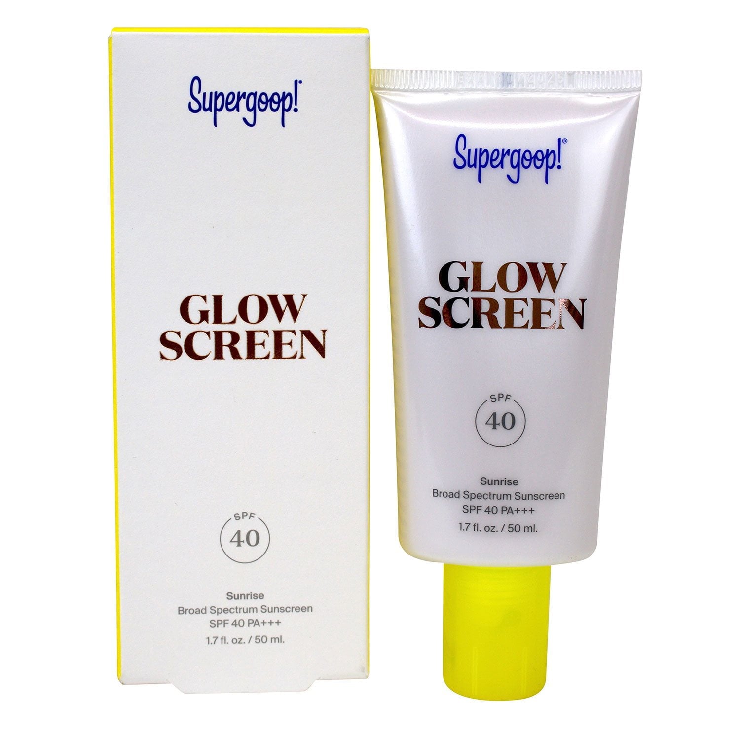 슈퍼굿 글로우스크린 선라이즈 SPF 40 (1.7 oz) – 톤업 선스크린