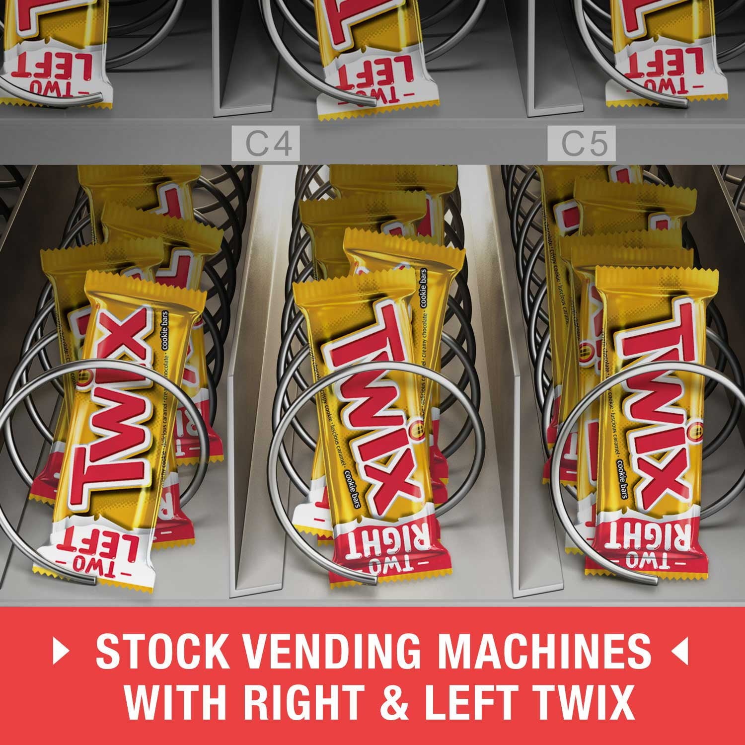 Twix キャラメル クッキー チョコレート キャンディ バー、フルサイズ、1.79 オンス、36 個入り。