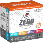 게토레이 G 제로 파우더 버라이어티 팩 40 pk – 무설탕 전해질 보충으로 운동 중·후 수분 밸런스 유지