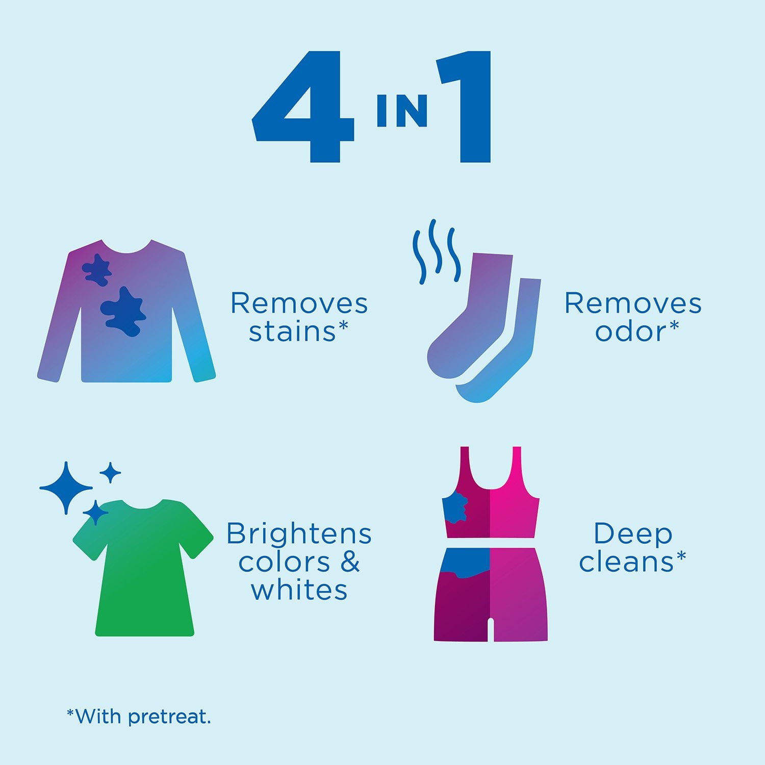 Clorox 2 for Colors フリー＆クリア染み抜き剤、90 回分、112.75 液量オンス。 