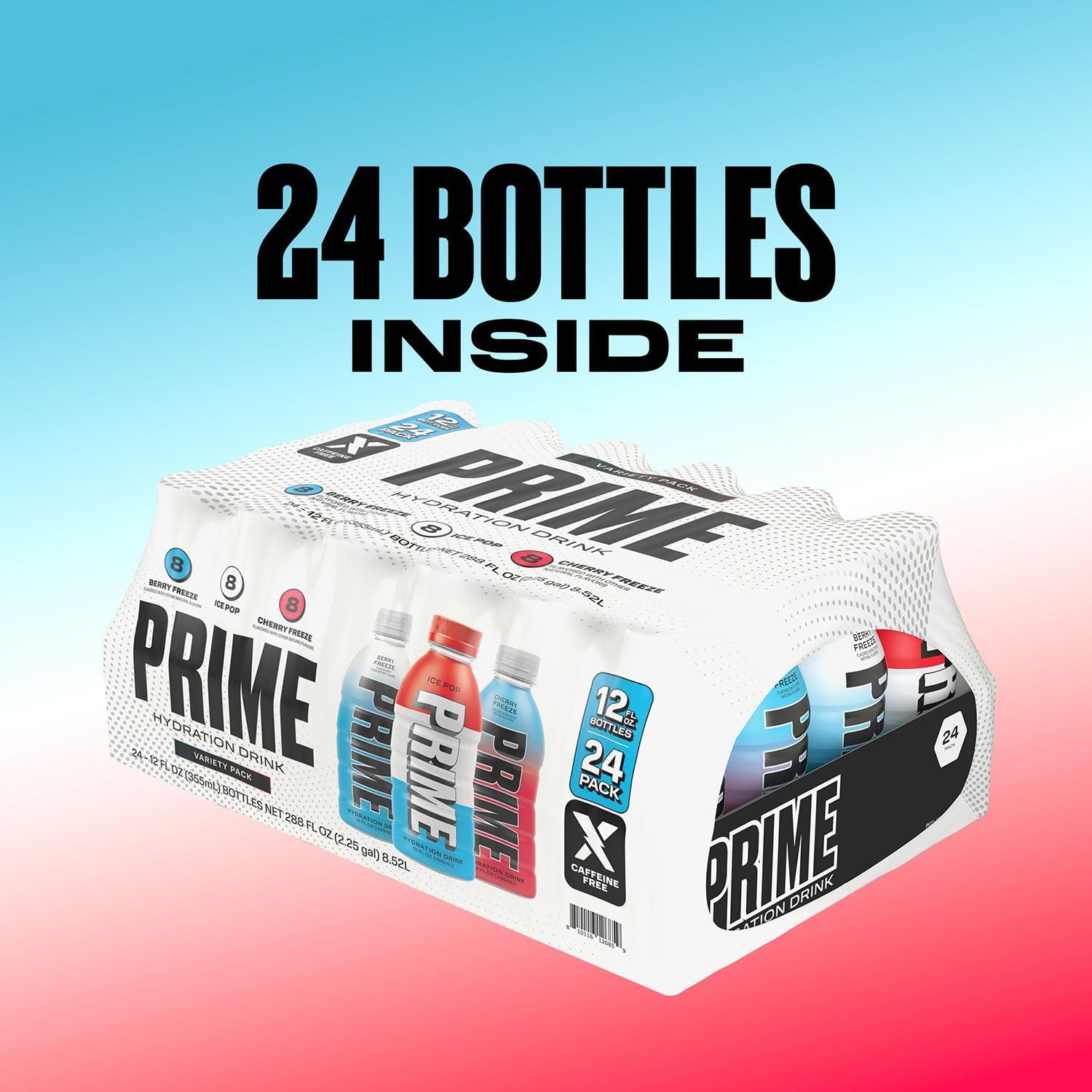 프라임 하이드레이션 드링크 버라이어티 팩 12 fl. oz., 24 pk. – 다양한 맛으로 구성된 하이드레이션 음료 세트