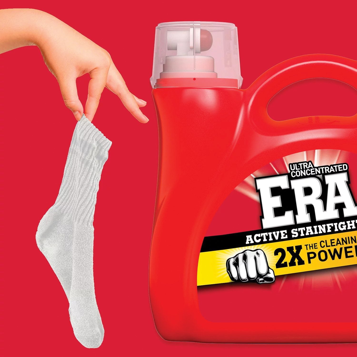 Era Active Stainfighter 液体洗濯洗剤、146 回分、200 液量オンス。