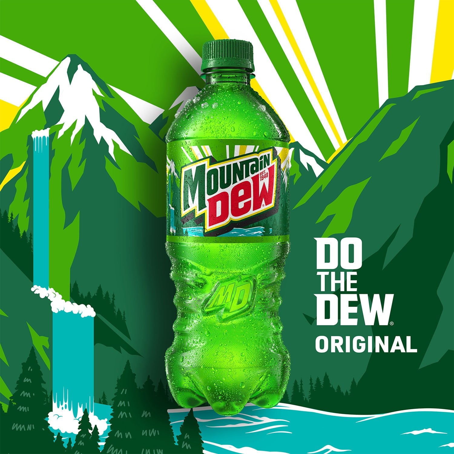 마운틴듀 소다, 16.9fl oz, 24팩