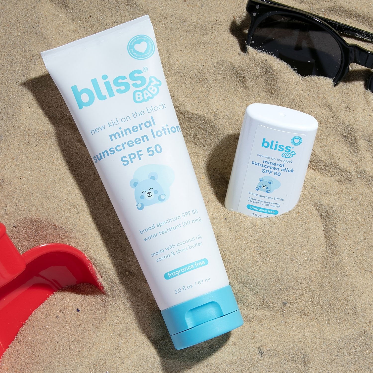 ブリス ベビー ミネラルローション＆スティック SPF50 日焼け止めセット