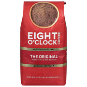 エイトオクロック ミディアムダークロースト 挽きコーヒー、オリジナル、40 オンス。