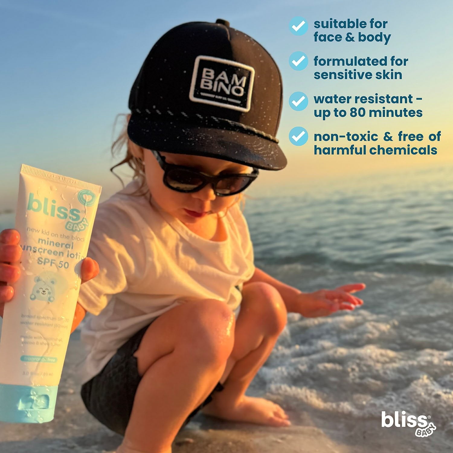 ブリス ベビー ミネラルローション＆スティック SPF50 日焼け止めセット