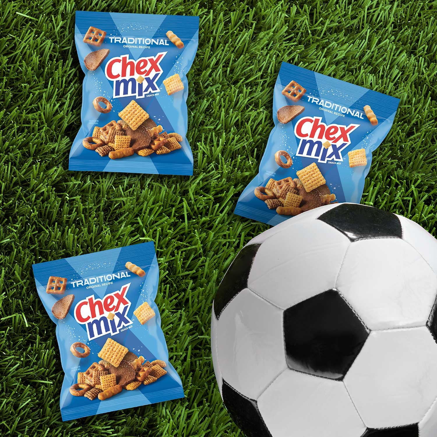 Chex Mix トラディショナル セイボリー スナック ミックス、1.75 オンス、42 個入り。