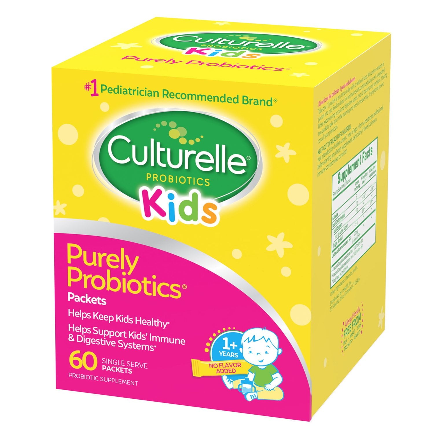 Culturelle キッズ ピュアリー プロバイオティクス パケット 60 個入り