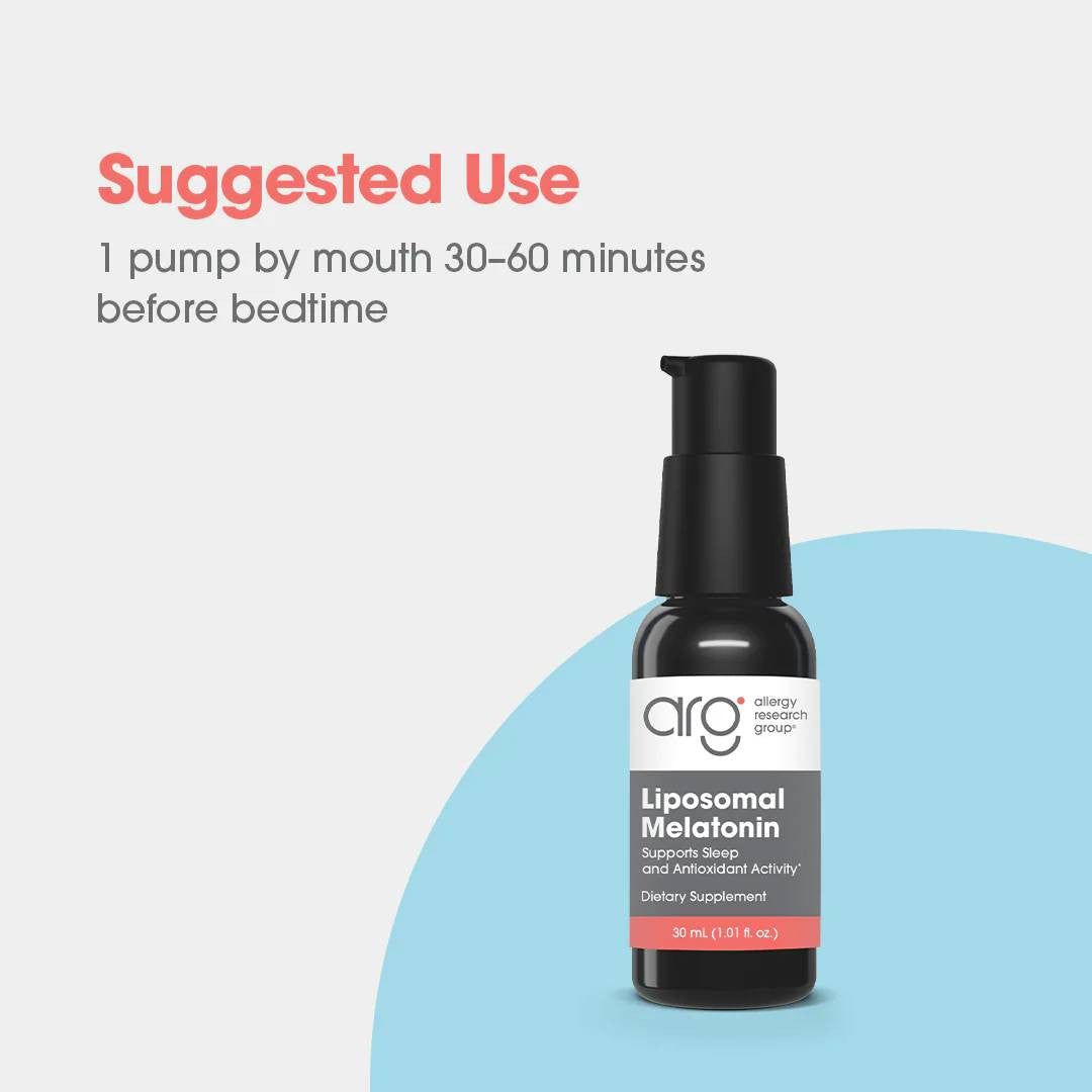 알러지 리서치 그룹 리포소말 멜라토닌 30mL – 액상 리포소말 포뮬러 · 수면 리듬 · 편안한 숙면 지원