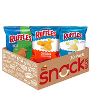 ラッフルズ ポテトチップス、バラエティパック、30 個入り。