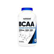 뉴트리코스트 BCAA 1000 mg 500캡슐 – 근육 컨디션과 회복 관리를 위한 아미노산