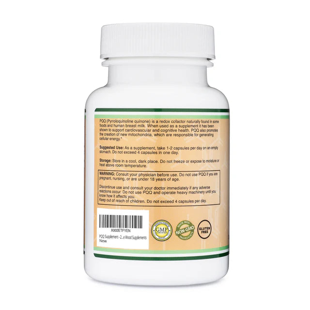 ダブルウッドPQQピロロキノリンキノン20mg 60カプセル