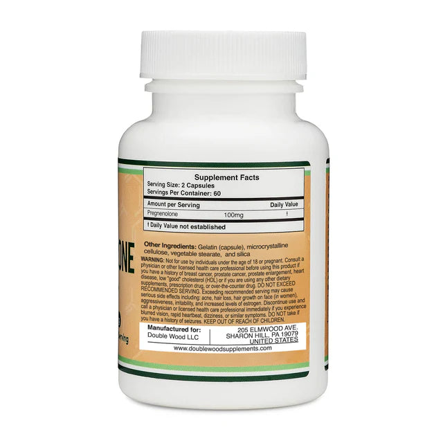 ダブルウッドプレグネノロン 100 mg 120カプセル