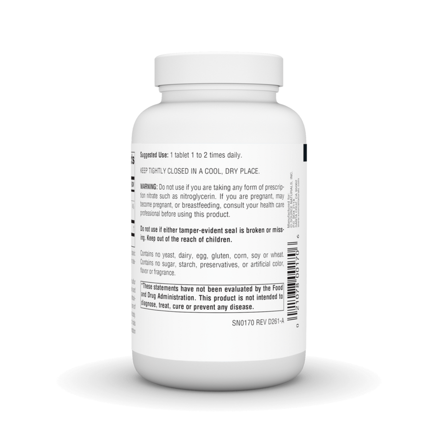 소스내추럴스 NAC 1000mg 120정 제품 뒷면 및 주의사항